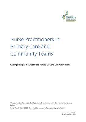 Nurse Practitioners in Primary Care and Community Teams